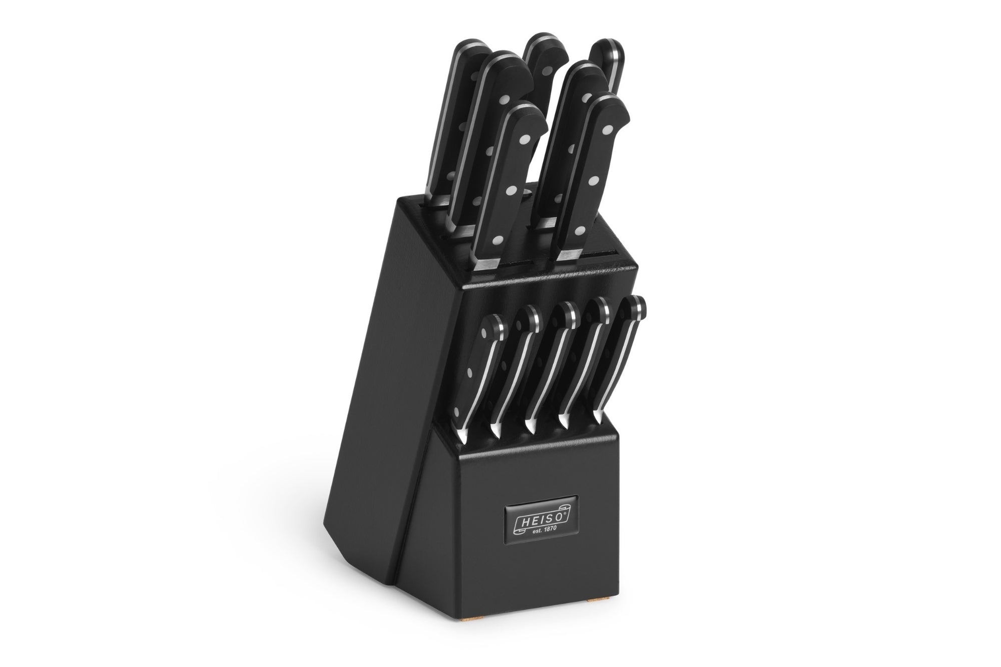 Messerblock Buche - Schwarz