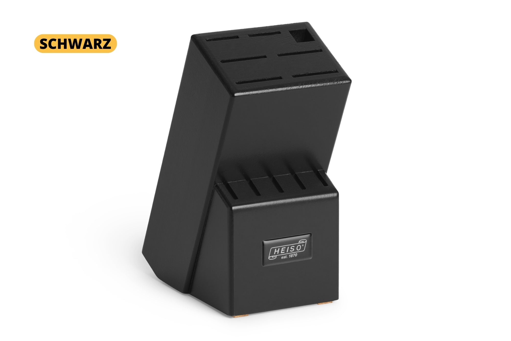 Messerblock Buche - Schwarz