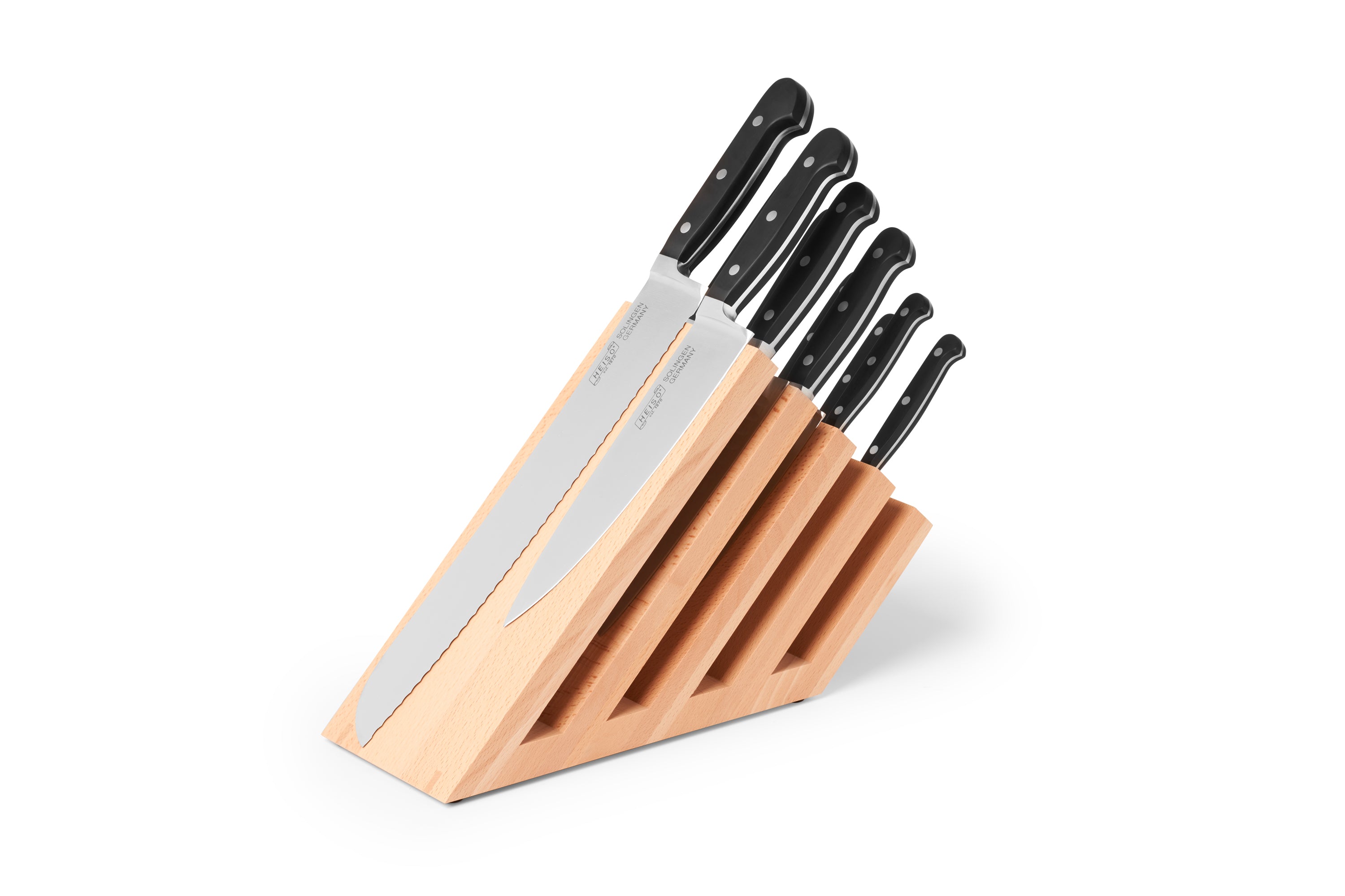 Magnetischer Messerblock Buche