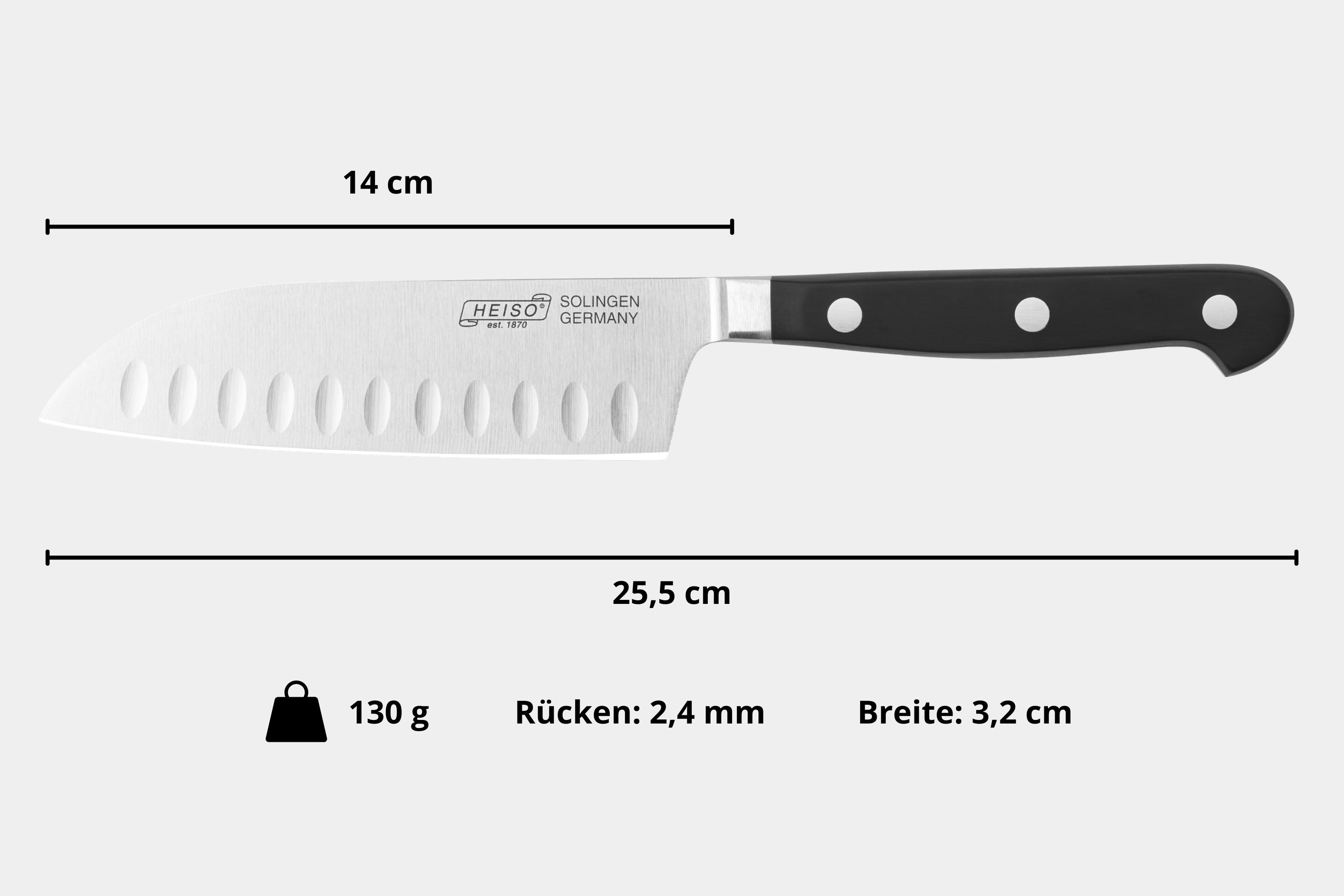 Santokumesser 14cm PREMIUM