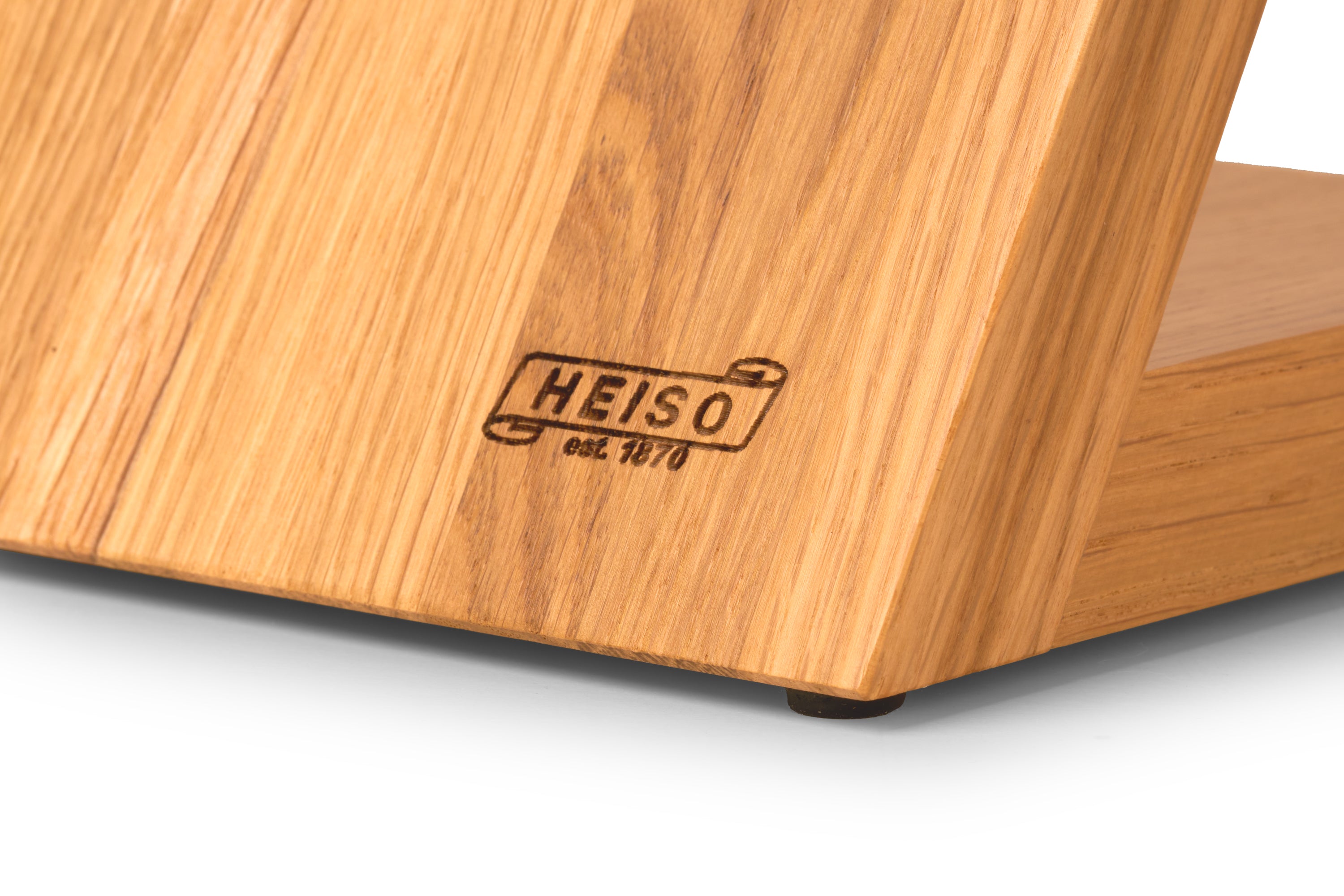 Kompakter, magnetischer Messerblock Eiche