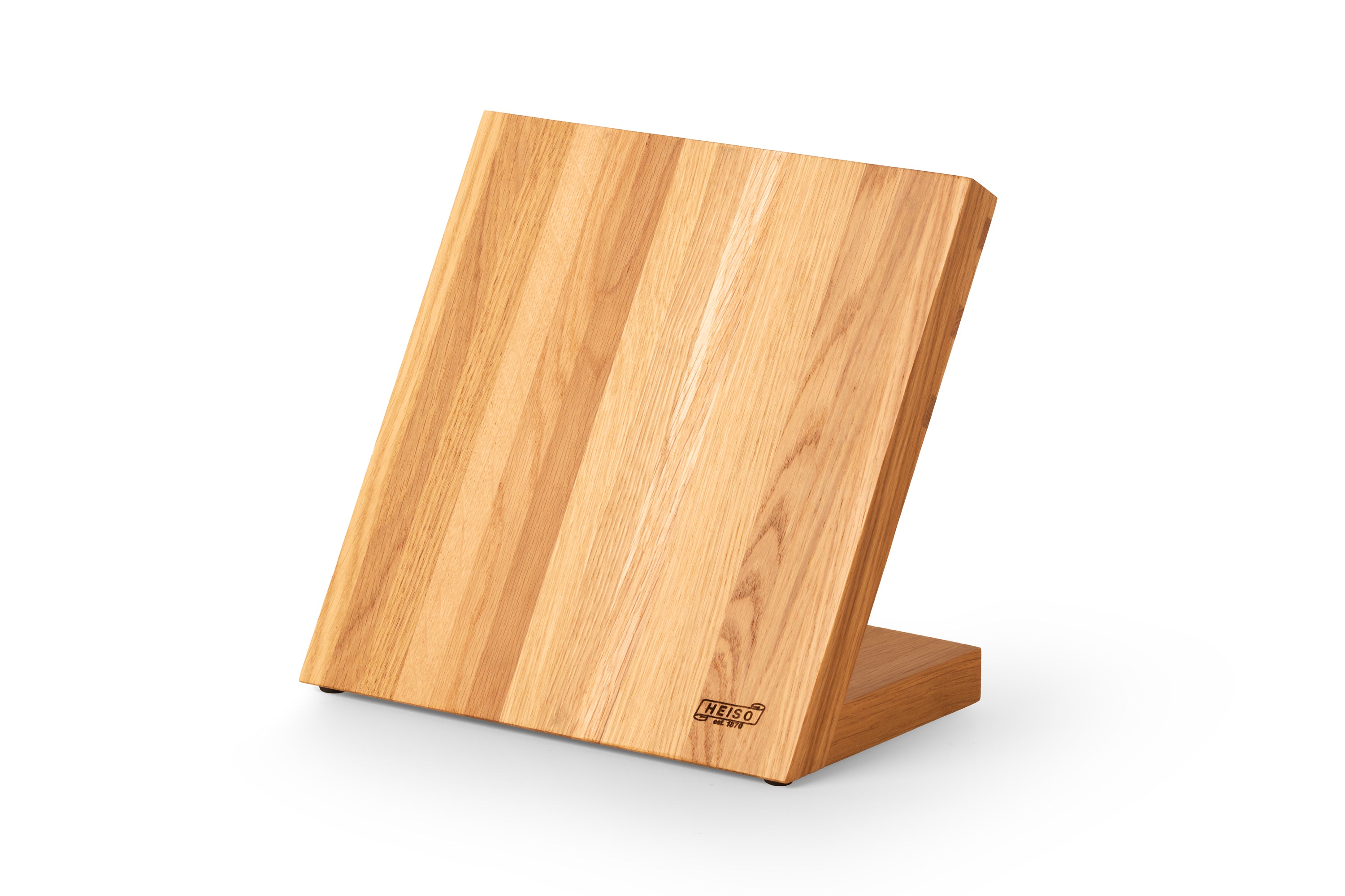 Kompakter, magnetischer Messerblock Eiche