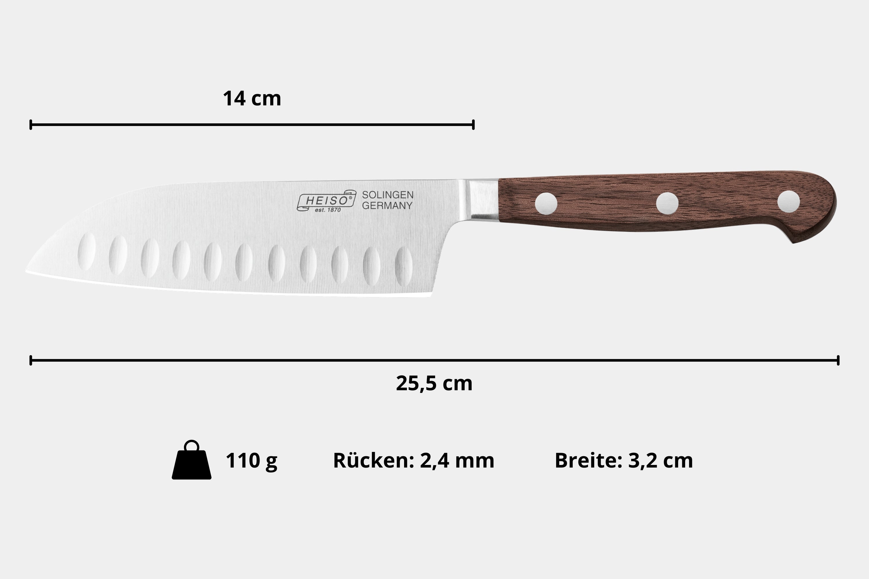 Santokumesser 14cm WALTER
